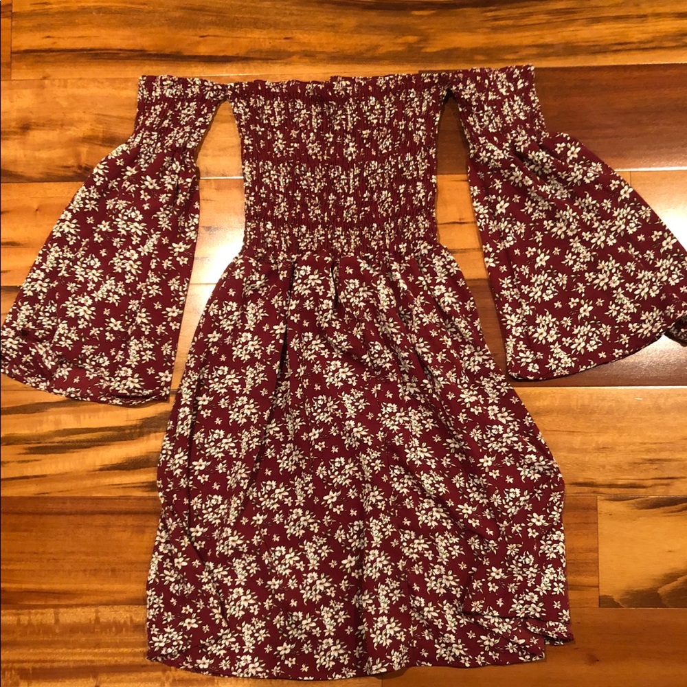 Off the shoulder dress